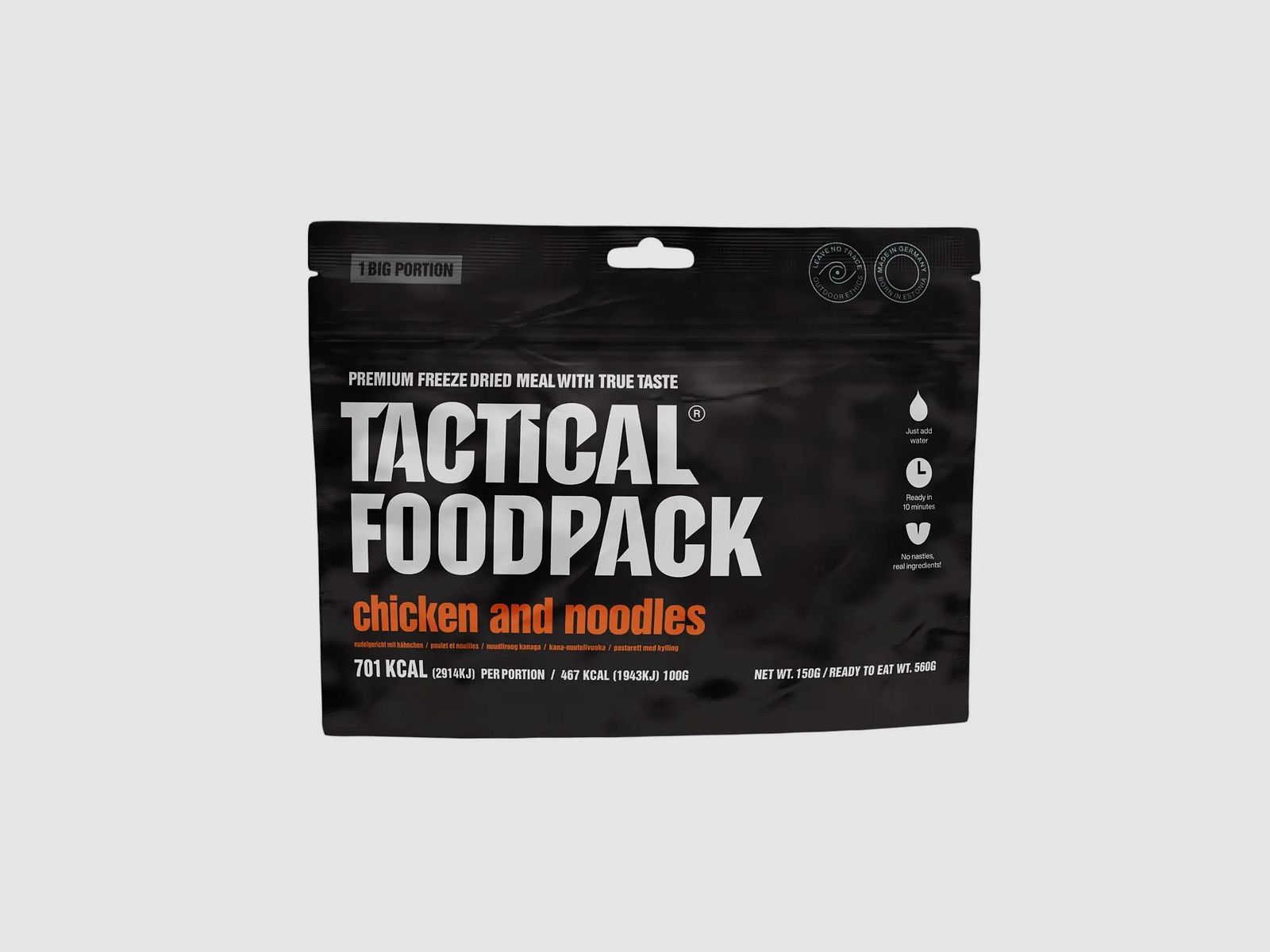 Tactical Foodpack Tactical Foodpack Hauptgericht BIG Nudeln mit Hähnchen-Kokos-Sauce