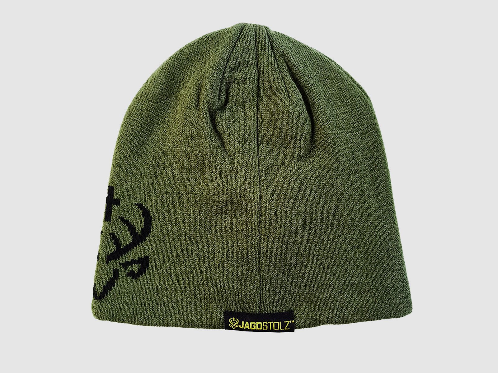 Jagdstolz Logo Wendemütze Grün/Anthrazit