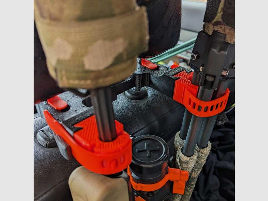 Gewehrhalter "Krabbe Basic" für Kopfstützen im Auto - Original Jagawams