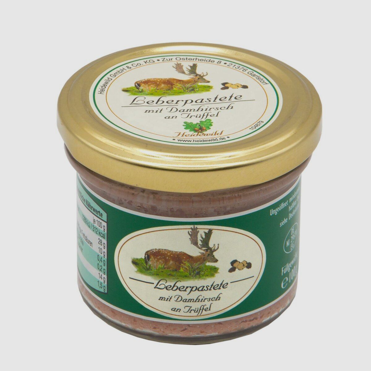Heidewild Leberpastete mit Damhirsch an Trffel