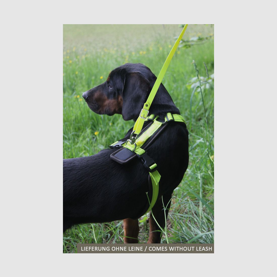 AKAH Brustgeschirr Tracker neongelb