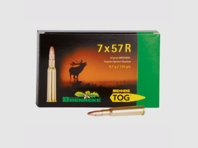Brenneke 7x57 R 150GR TOG 20 cartouches