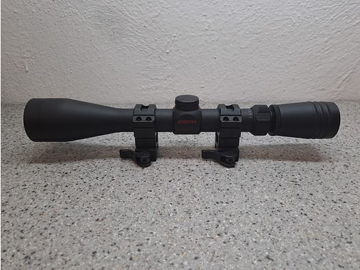 Redfield Revolution 3-9×40, mit UTG Schnellspann Montage Weaver