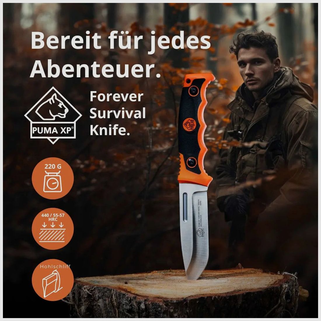 Couteau PUMA XP forever, orange