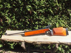 Haenel air rifle, side cocking model 312, Suhl GDR