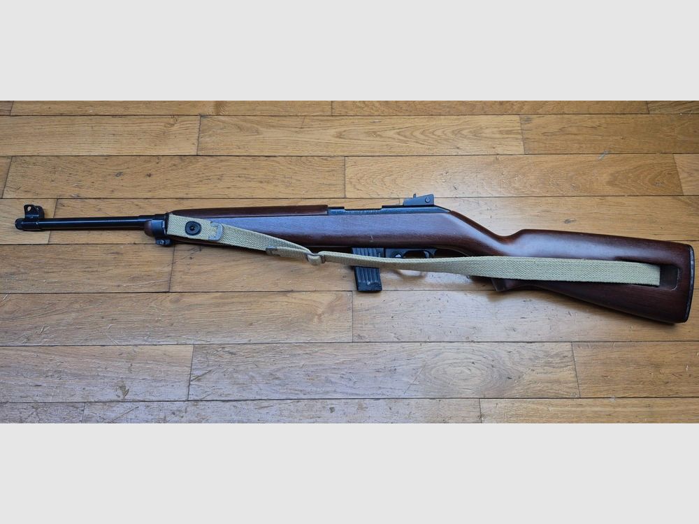 Bellissima carabina ERMA modello EM1 — Replica tedesca dell'USM1 — Cal. .22 LR — Arma del 1977 non molto ben conservata — Meccanica perfetta e canna a specchio — Caricatore da 10 colpi — Cinghia militare americana — Divertimento garantito al poligono — TBE+/TBE++, immagine 21 di 30