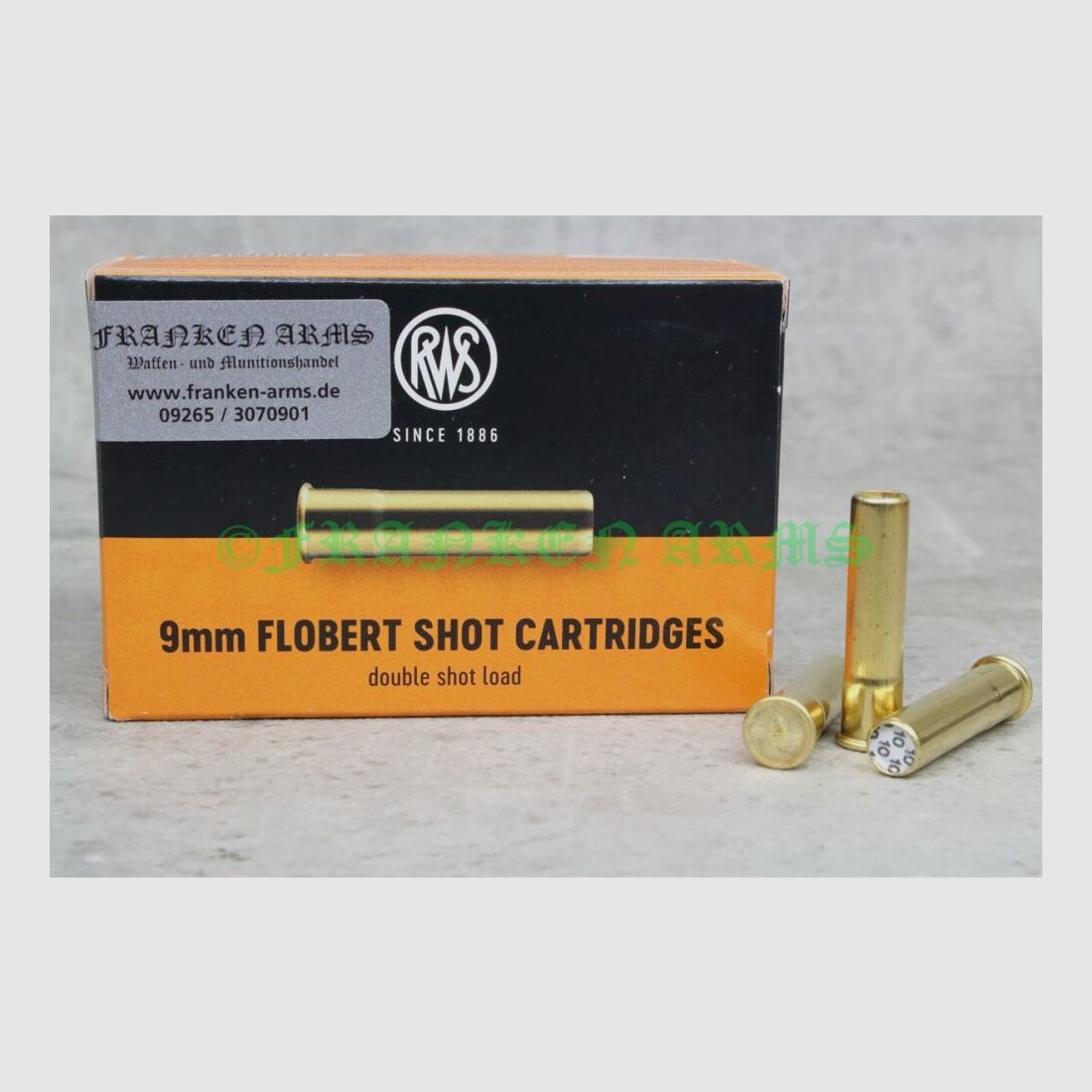 RWS 9mm Flobert Doppelschrot 50Stück Staffelpreise