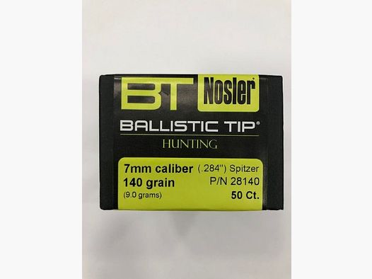 NOSLER B TIP PALLE 7MM GR 140 QT 50