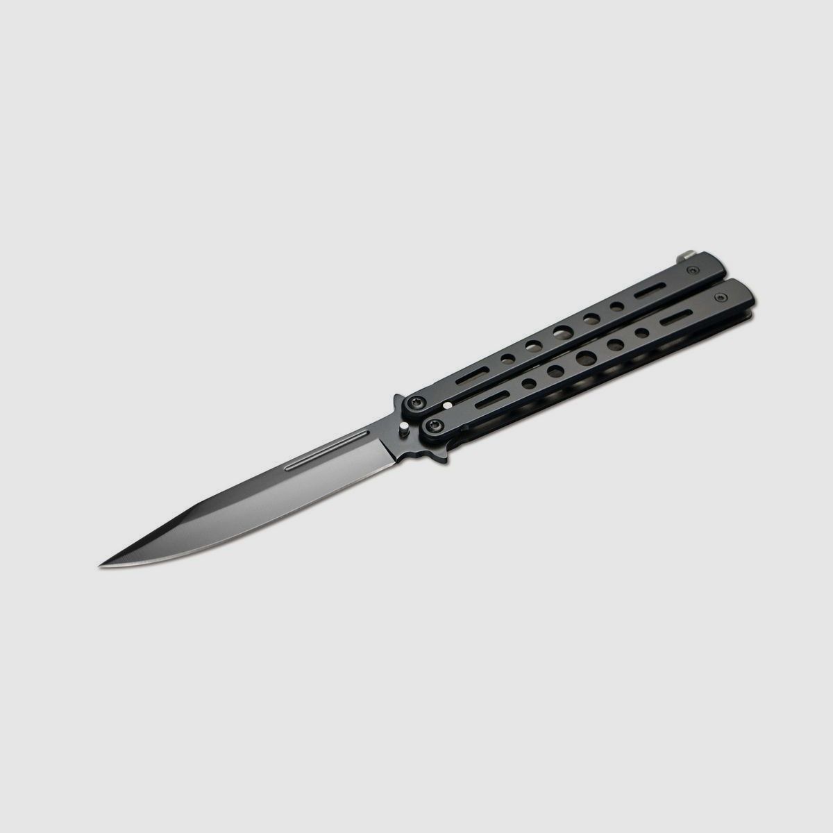 Böker Magnum Balisong All Black Taschenmesser, Bild 2 von 4