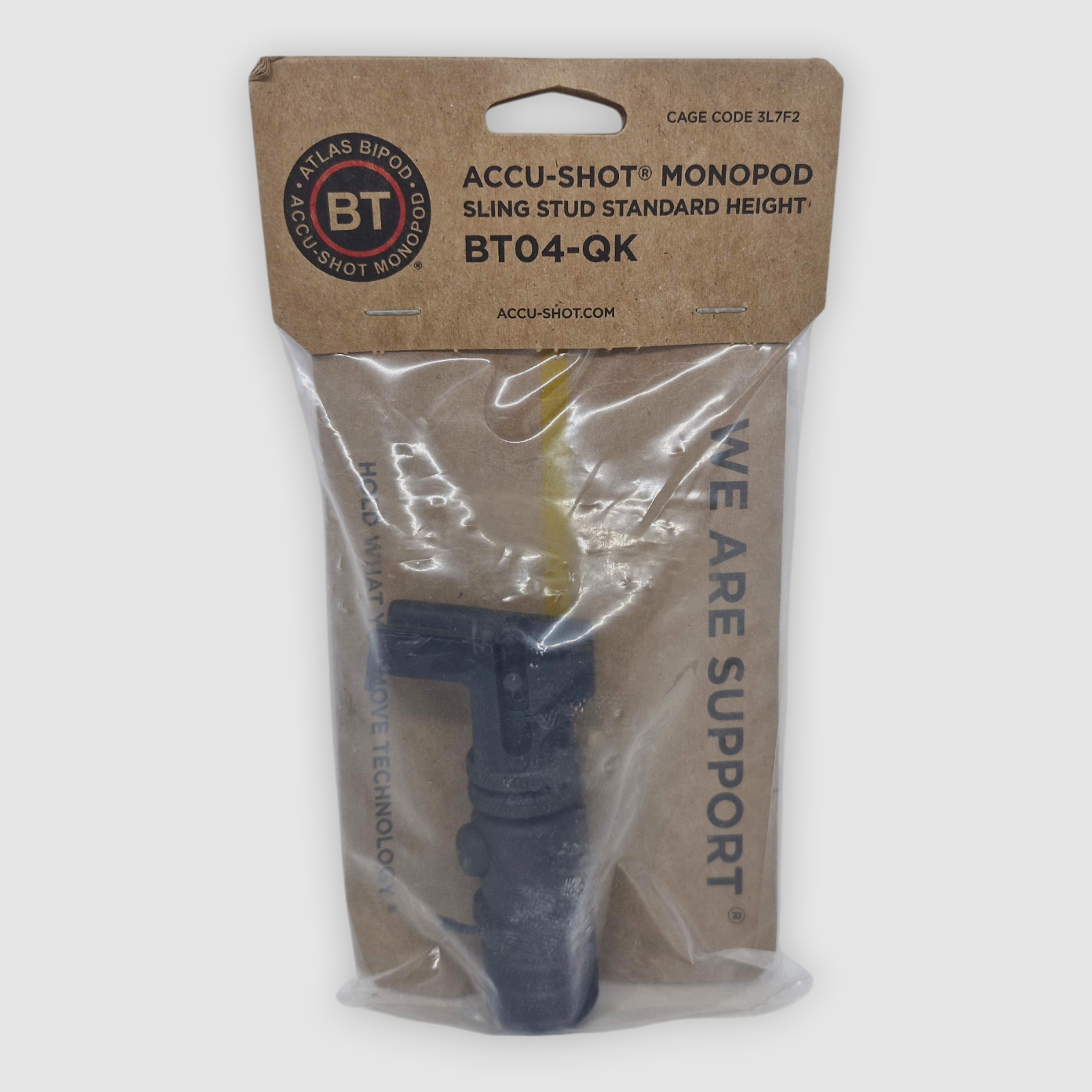B&T Accu-Shot BT04-QK Monopod Hauteur Standard Attache Sangle Bouton Rapide Neuf OVP