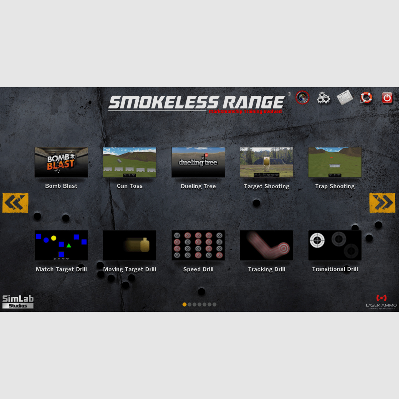 LASER AMMO - Smokeless Range ® 2.0- Symulator domowy