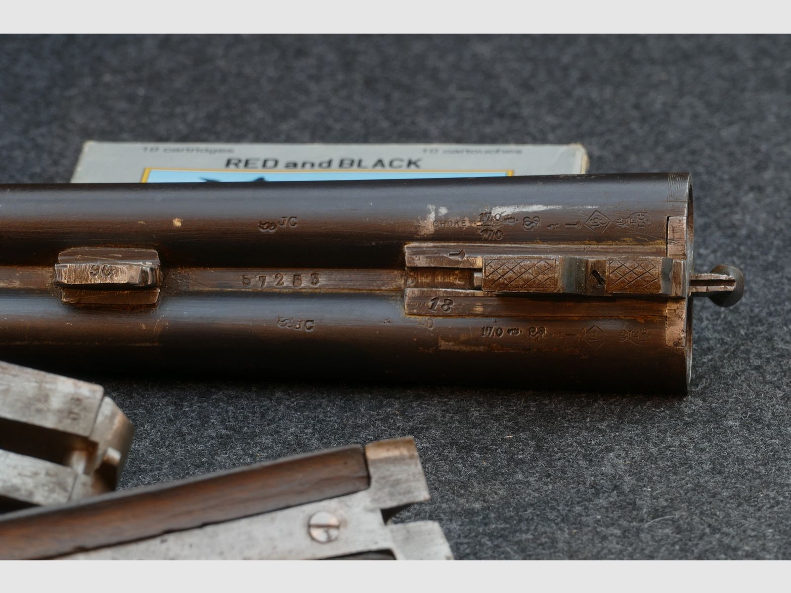 Belgische Hahn-Doppelflinte Clement Liège, Kaliber 16/65