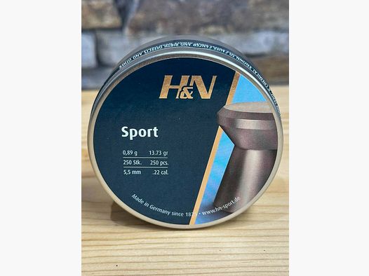 Amunicja do karabinu pneumatycznego H&N Sport 5,5mm