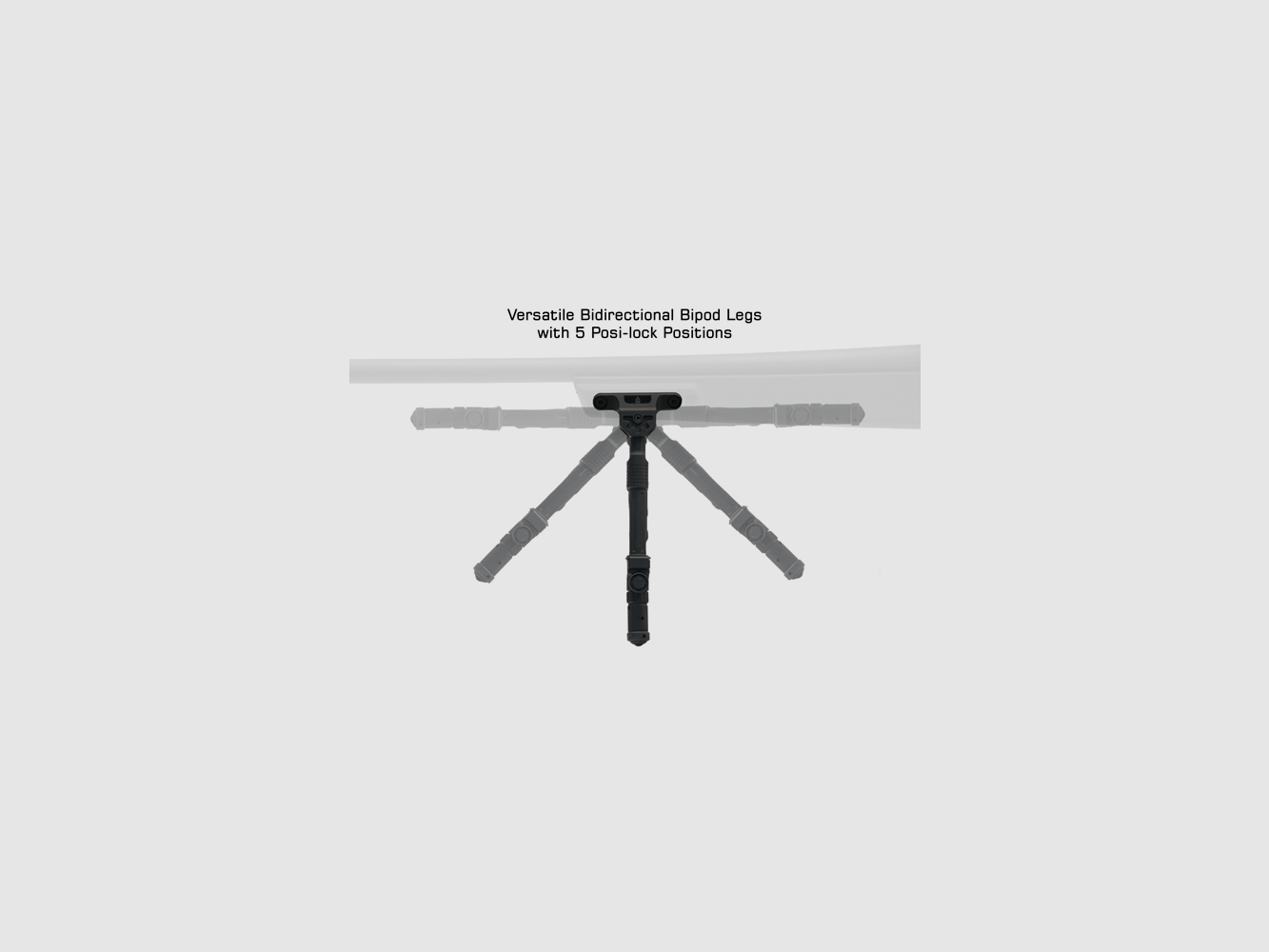 Bipied UTG® Recon Flex® II, hauteur centrale de 9″-12″ M-LOK®, image 7 sur 9