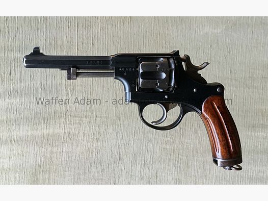 W+F, Szwajcarska Fabryka Broni w Bernie Rewolwer 1882 Armia Szwajcarska