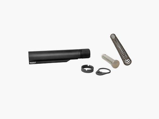GEISSELE AUTOMATICS AR-15 MIL-SPEC WITH SUPER 42 GEISSELE AUTOMATICS AR15 PREMIUM MILSPEC BUFFER TUBE ASSEMBLY W/SUPER 42, H1 BLK
