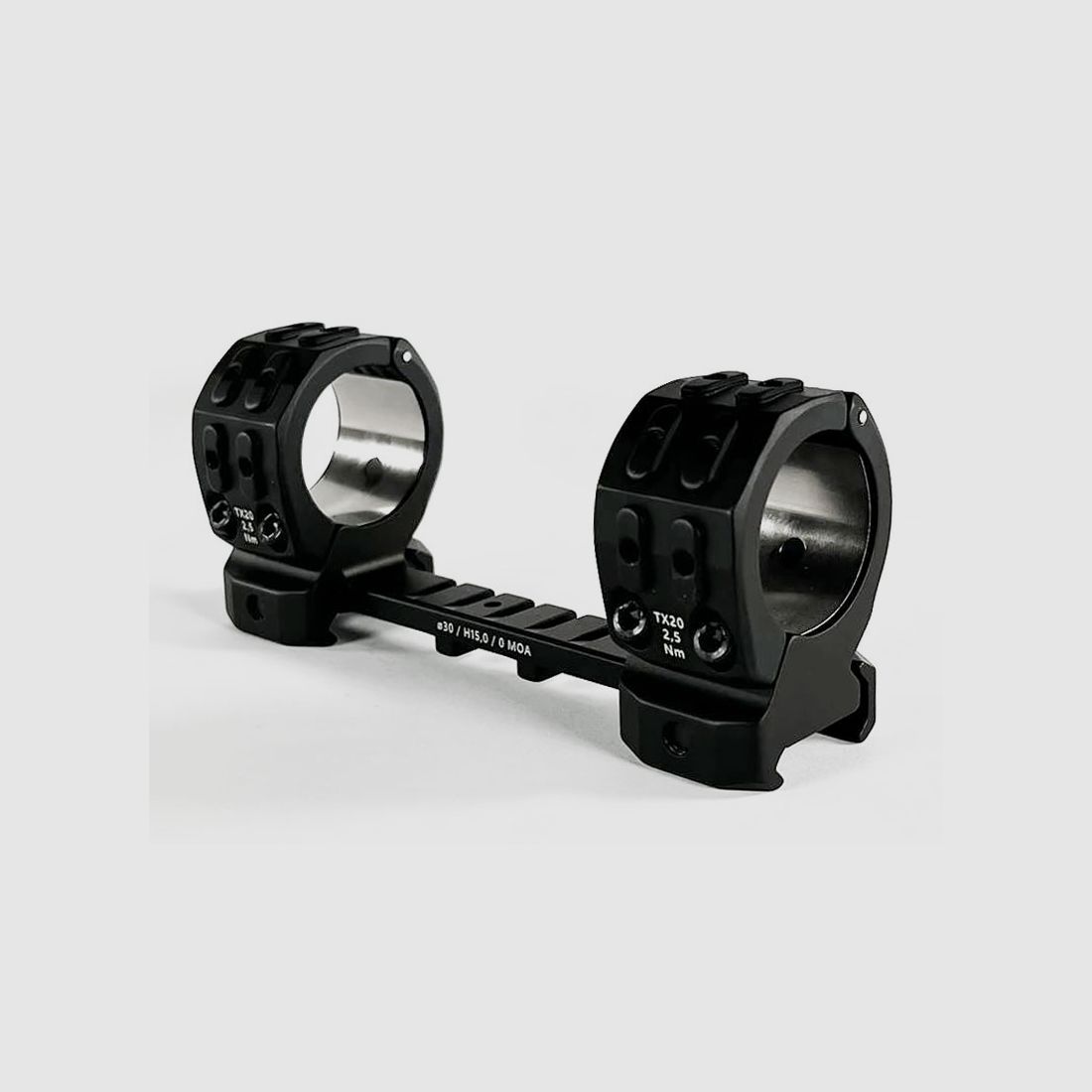 Montaje en bloque ERATAC T7, corto ø 30 mm + 15 mm de altura (0 MOA de inclinación)