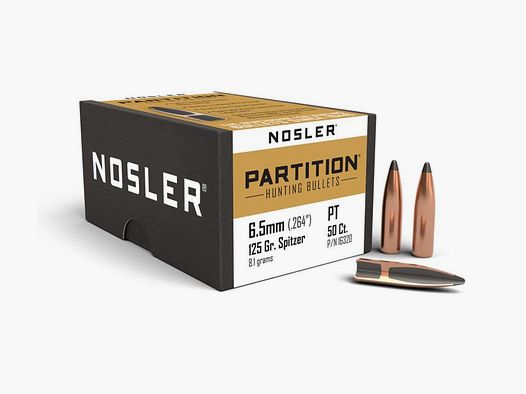 NOSLER 6.5MM 125GR PARTITION