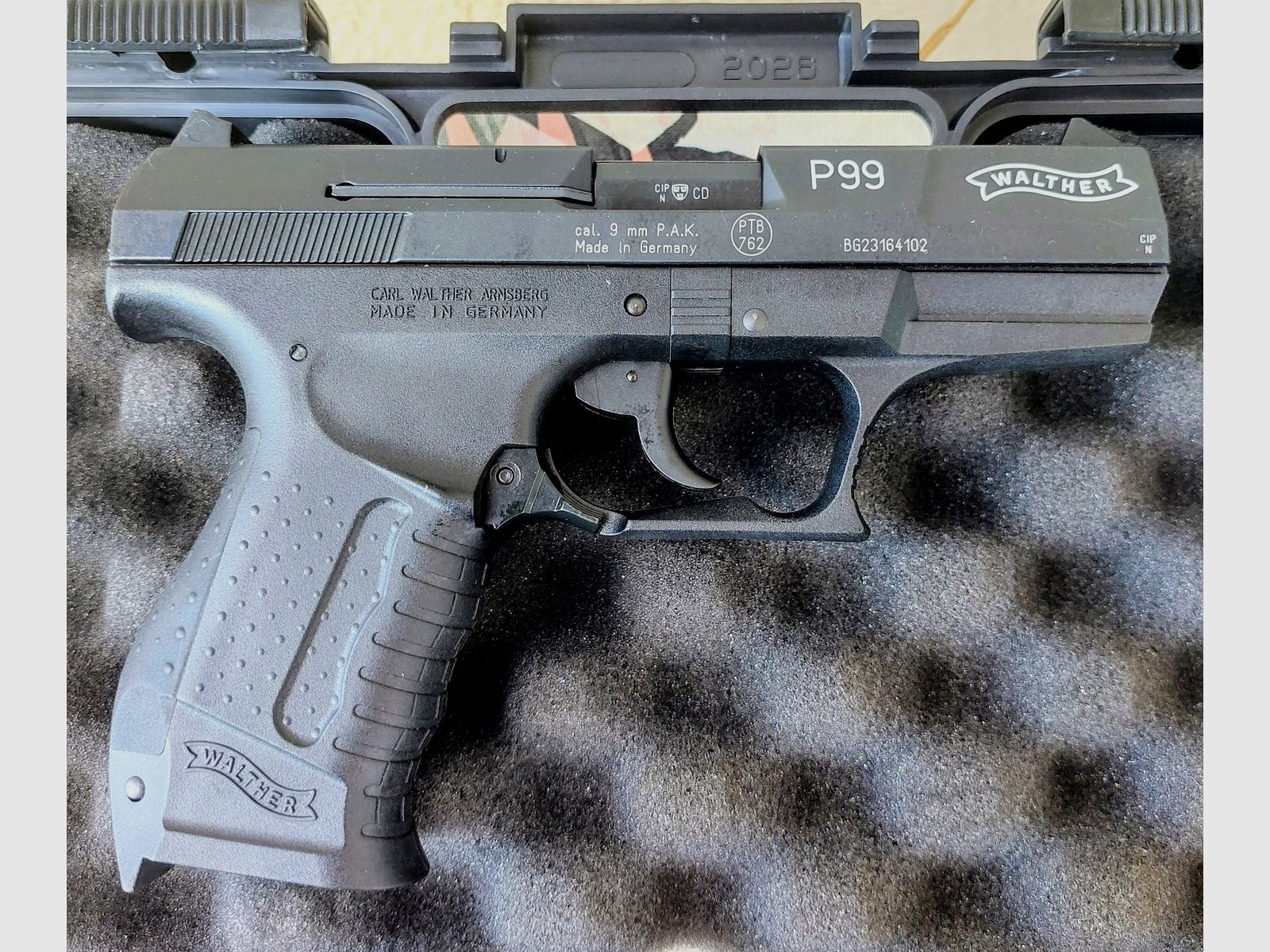 Walther P99 BLK 9mm P.A.K 15R pistolet strzelający