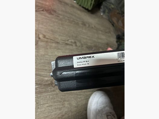 Walther  PP BLK 9mm P.A.K 7R