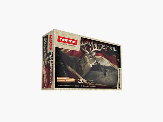 Munición Metálica Norma Whitetail 6,5 Creedmoor 140 Grains