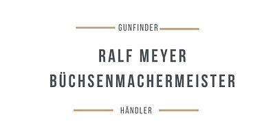 Büchsenmachermeister Ralf Meyer-Hellberg