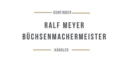 Büchsenmachermeister Ralf Meyer-Hellberg