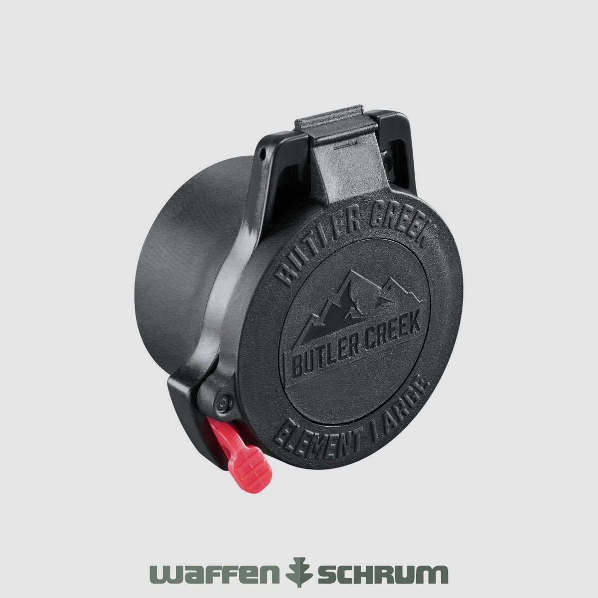 Butler Creek Okularschutzkappe mit Quick-Open-Button