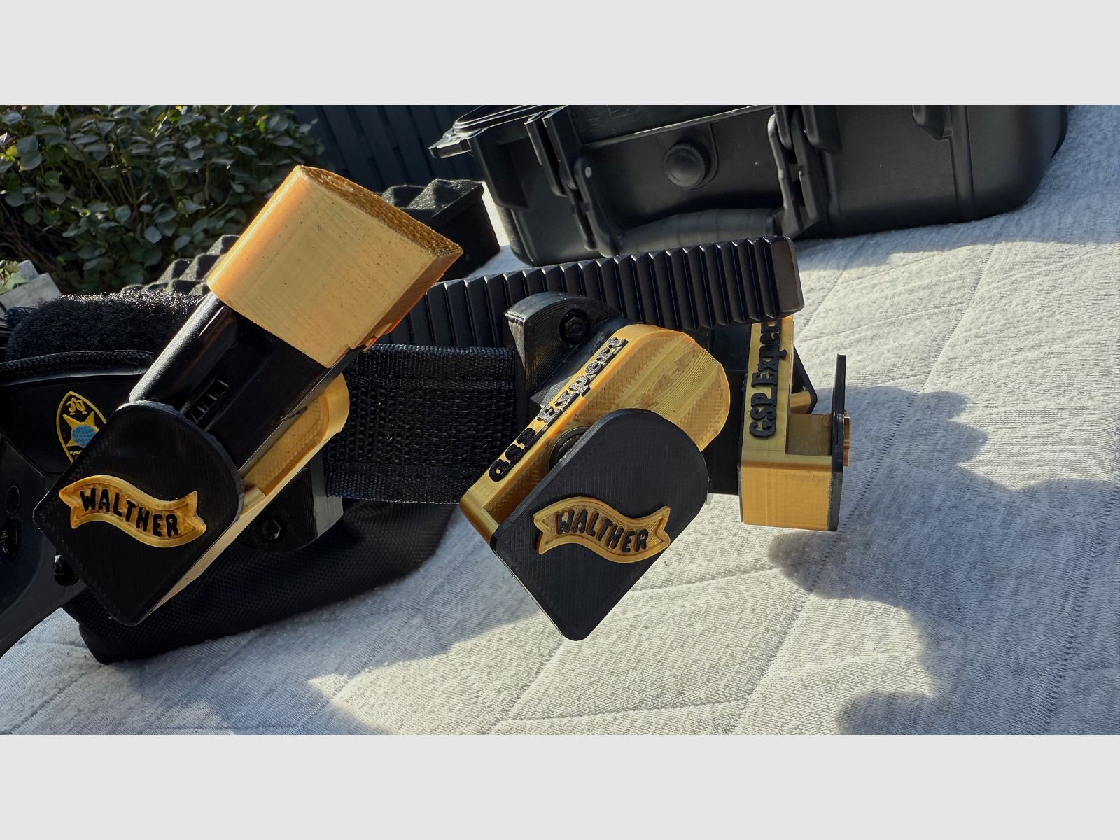 Walther GSP Expert .22lr very good condition, a lot of accessories Unique appearance with stock