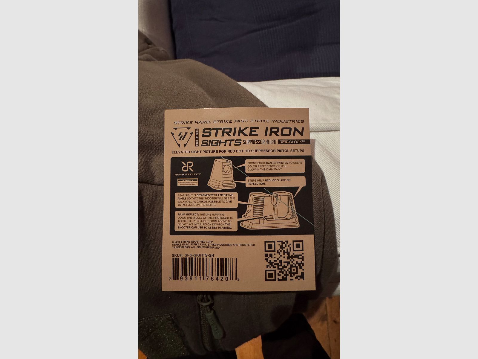 Strike Industries Strike Iron Sights Glock MOS