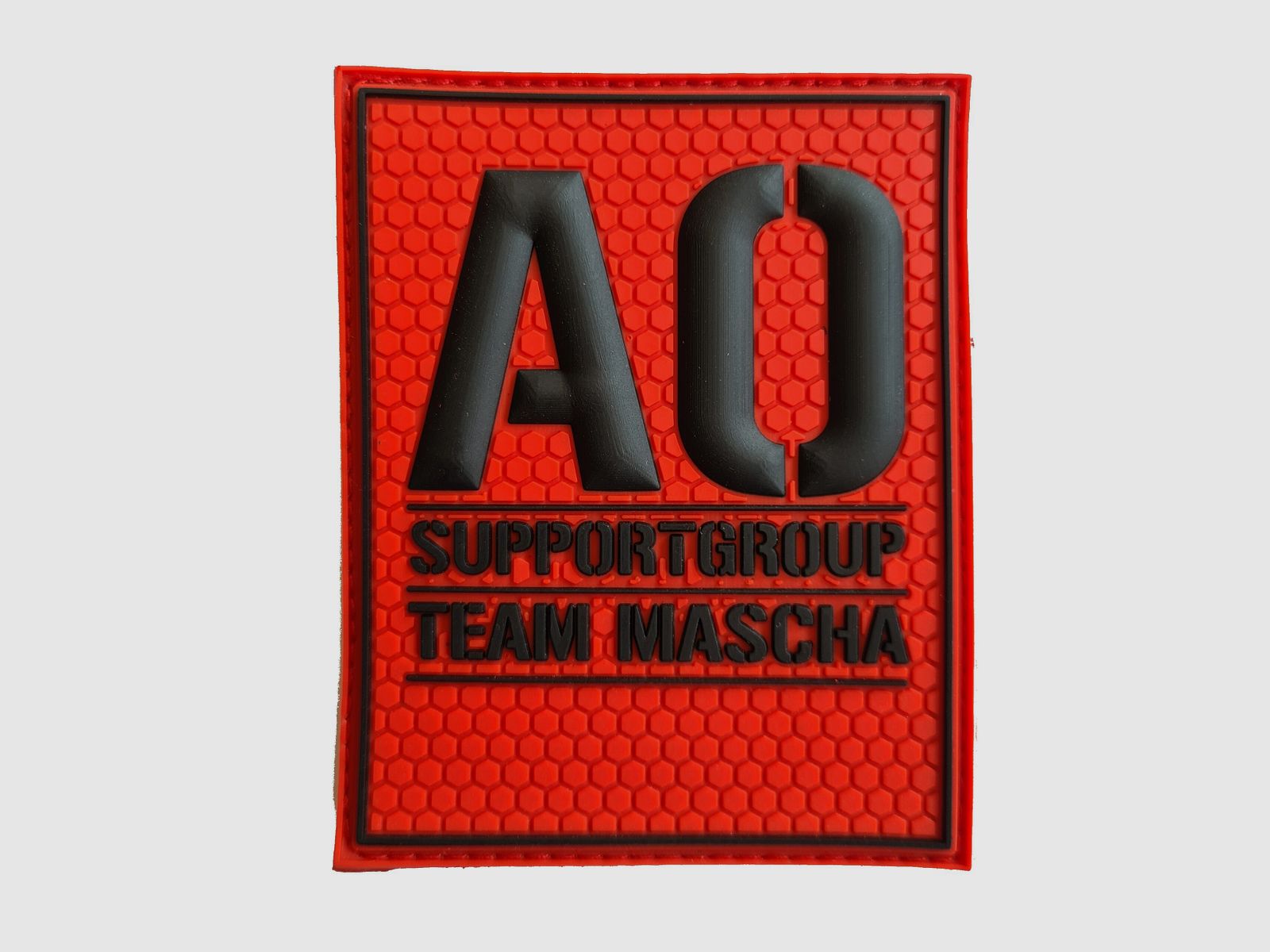 "AO-Supporter"-Patch (Team Mascha, Rot)
