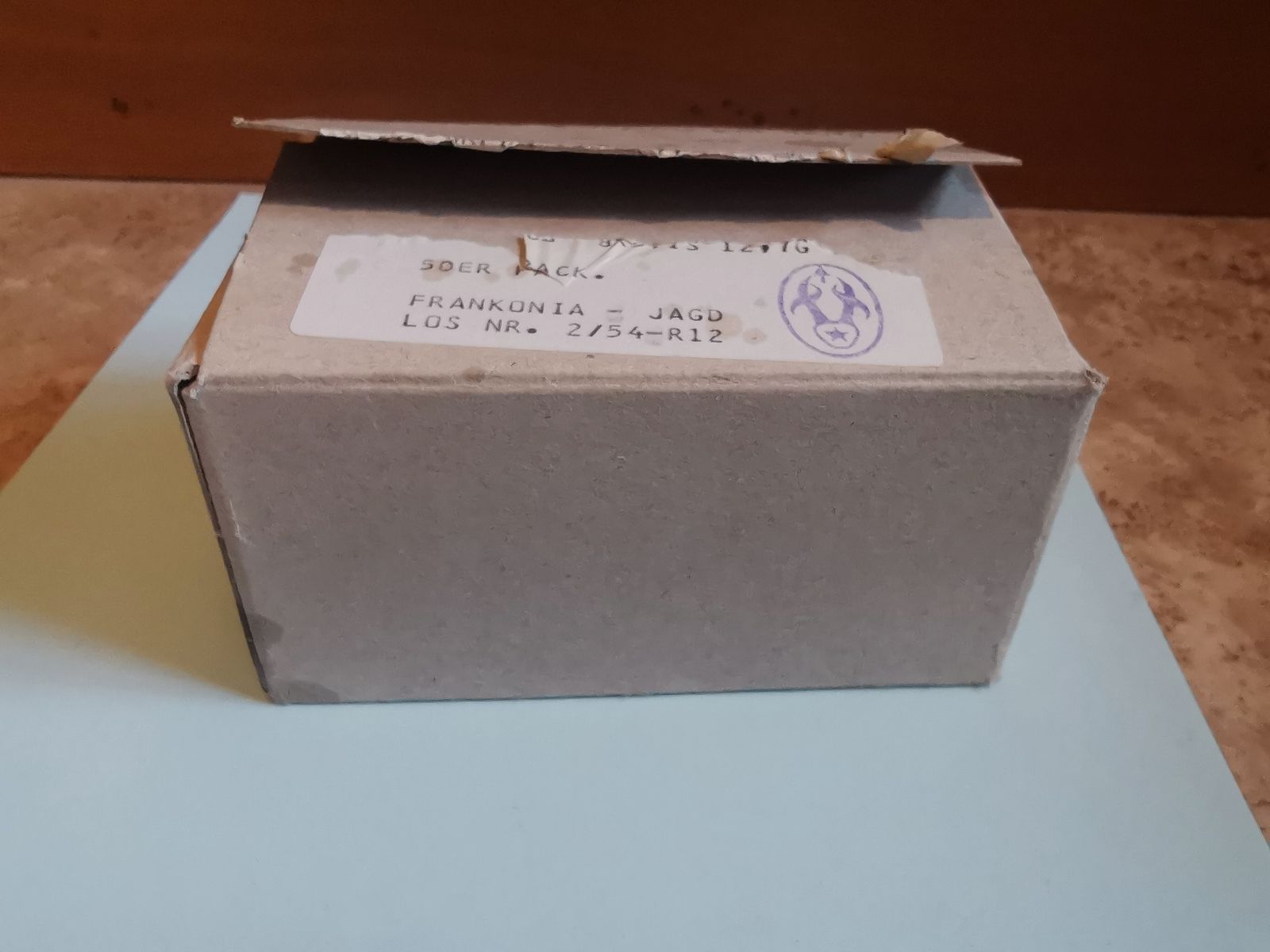 Patronen 8x57 JS 12,7g Vollmantel Frankonia