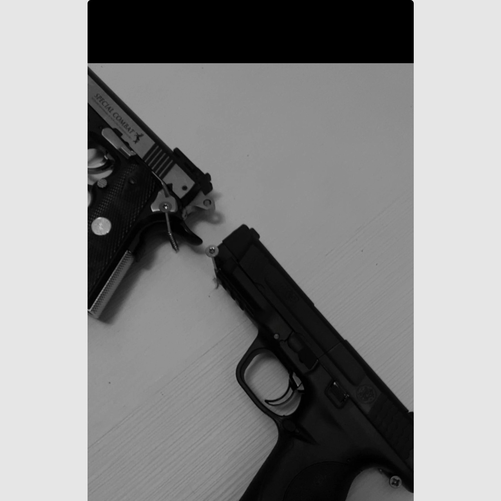 1 schöne Air soft Waffe 