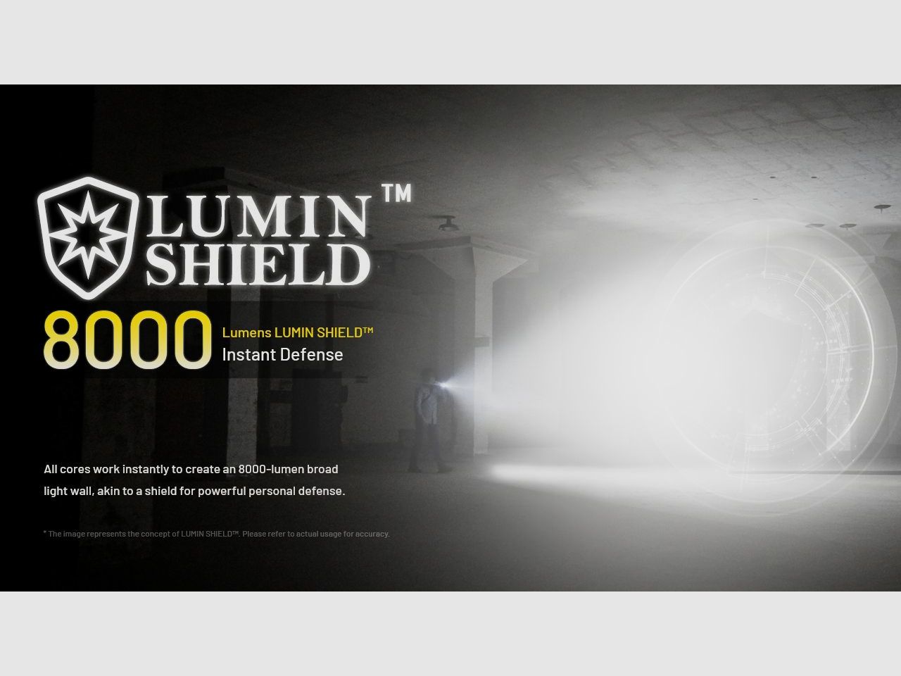 Nitecore EDC37 Wiederaufladbare Taschenlampe - 8000 Lumen, Bild 8 von 20