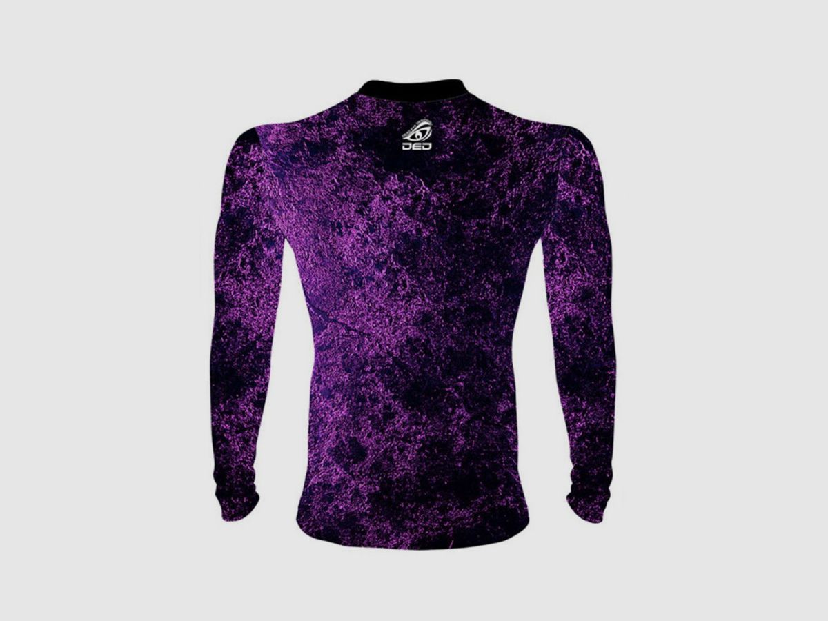 DED Competition Long Sleeve Compression T-Shirt - Purple, Color: Purple, size: L, Clothes type: Kids, image 4 of 6