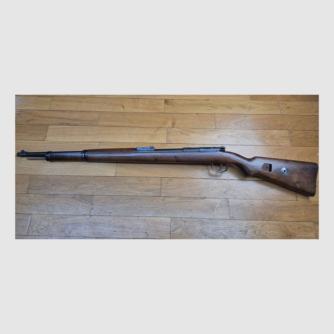 Zeer mooi trainingsgeweer DSM 34 van het Derde Rijk – 22LR – Zeldzame fabricage "GECO" – Wapen uit 1936 – Mono-serial nummer – Uitstekende staat – TBE++, afbeelding 25 van 34