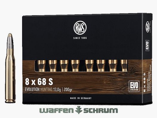 RWS EVO 13,0g - 200gr 8x68S