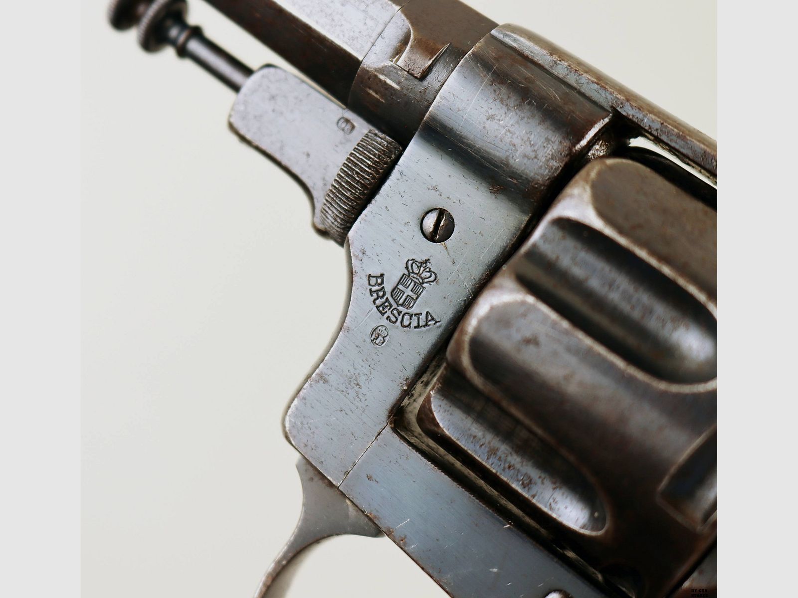 Revolver Antico Regia Fabbrica d’Armi di Brescia Glisenti mod. 1889 Bodeo B Kal. 10.4 Matr. 2809, Bild 6 von 9