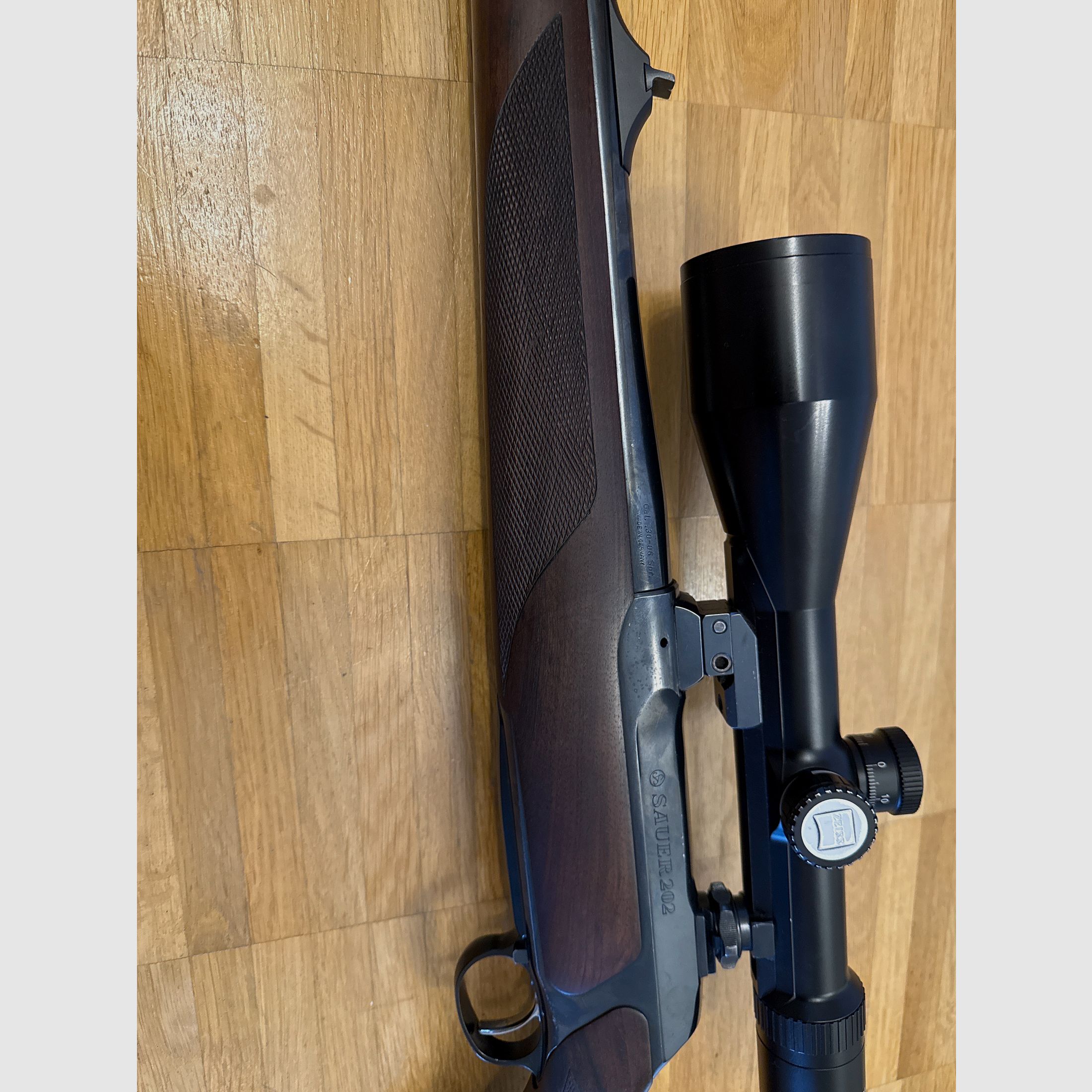 Sauer 202 carbine Cal. 30-06 with Zeiss scope 3-12x56