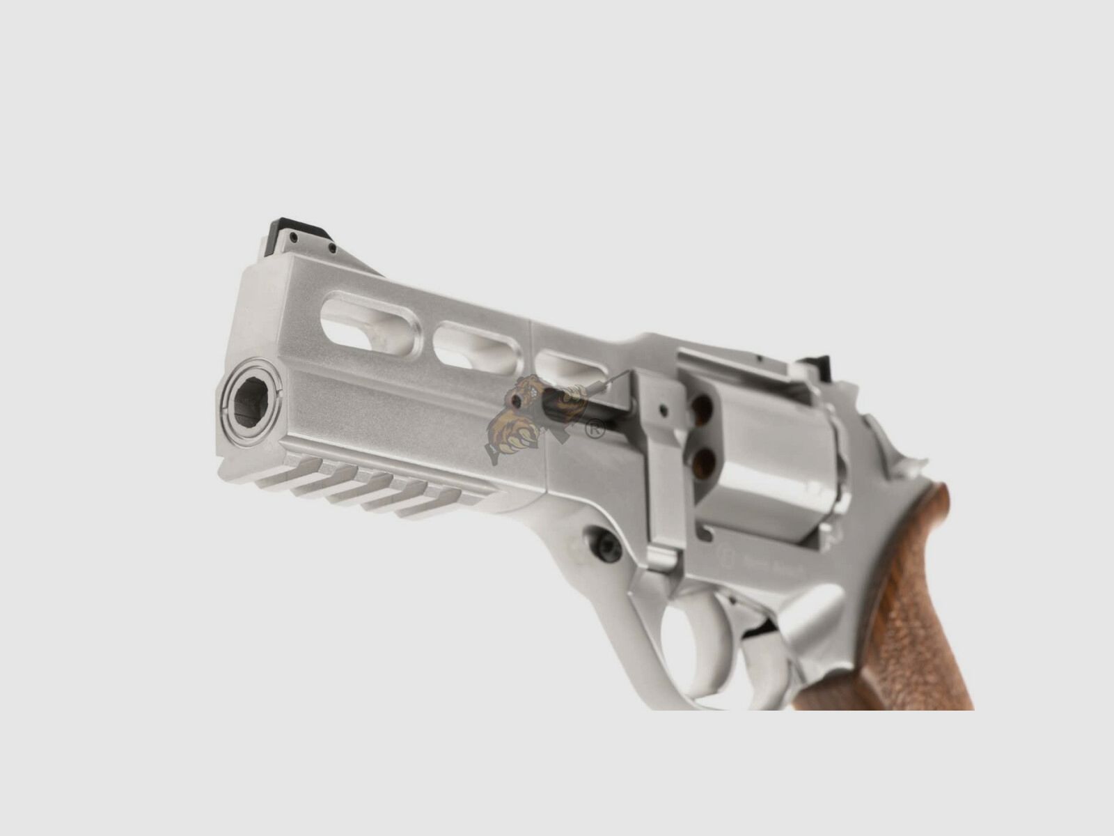 Rhino 50DS Airsoft Revolver in Nickel Finish Chiappa -F-