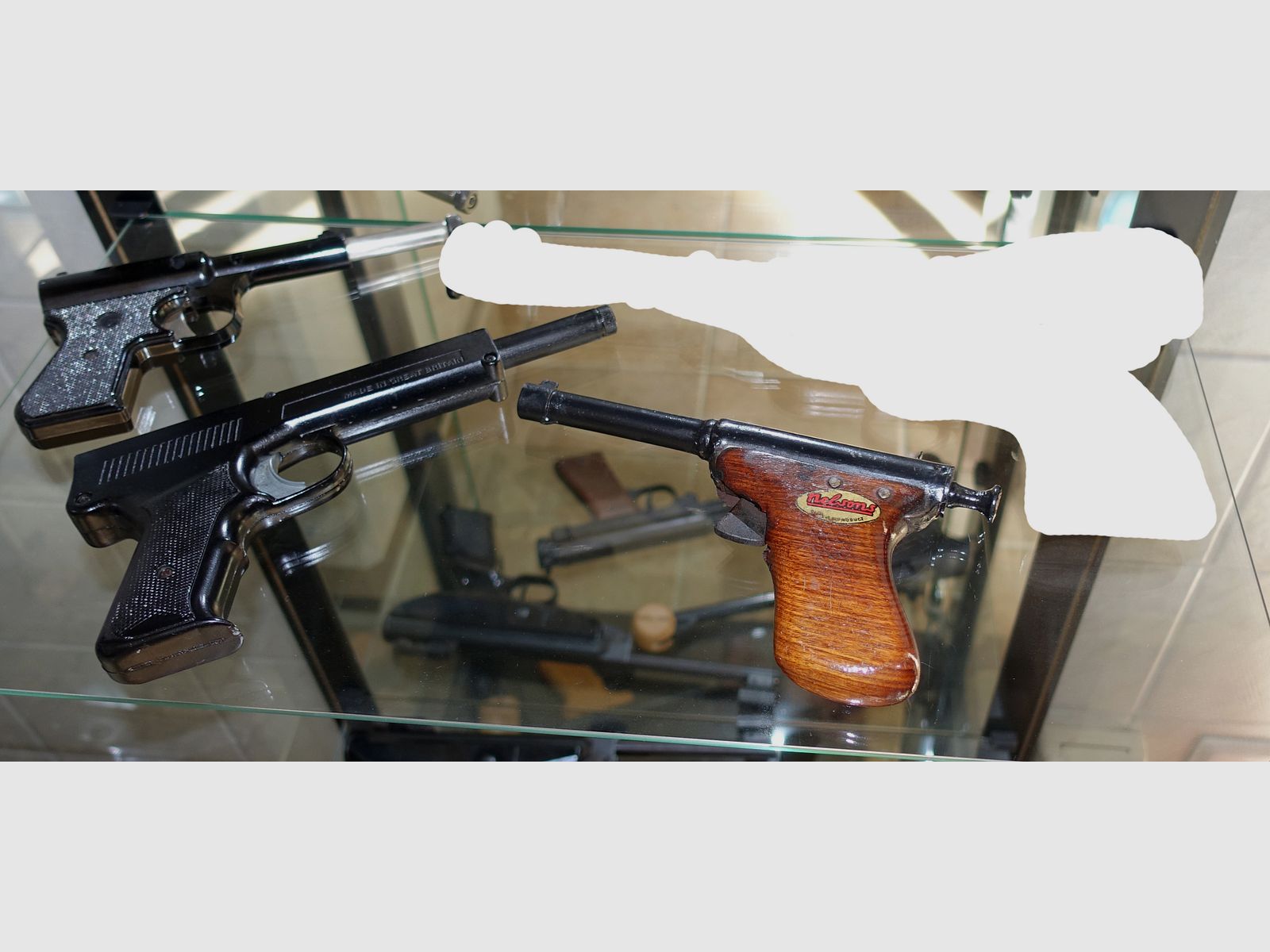 Collection de pistolets à air / 12 pièces / Walther Diana Lov Baikal Record etc.