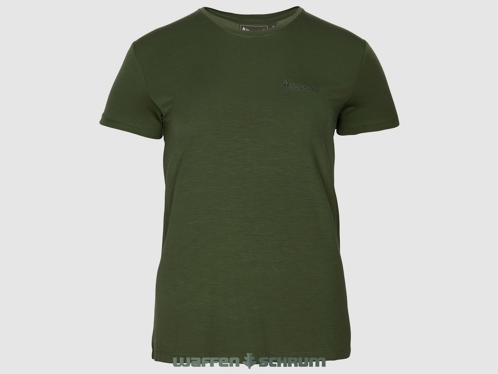 Pinewood T-shirt Actief Sneldrogend Dennegroen