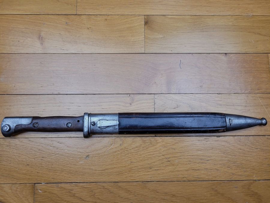 Seltene deutsche Bajonett 84/98 1. Typ – Coppel + Danzig – Herzogtum Anhalt – W 88 – mit Nummer! – Zustand sehr gut!, Bild 17 von 18