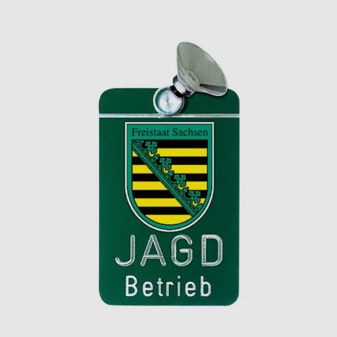 Autoschild "Jagdbetrieb" Dr. Gmünder