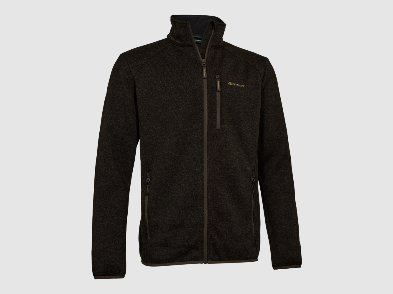 Deerhunter Moor knitted jacket Brown Leaf, image 1 of 2