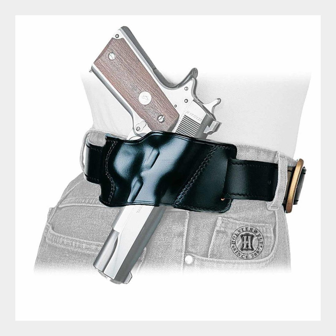 Schnellzieh-Gürtelholster YAQUI Glock 43/43X/48-Linkshänder-Schwarz