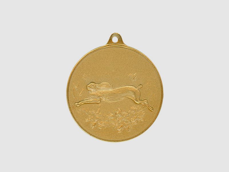 Steinhauer&Lück Jagdmedaille Hase gold 4J5.4-03