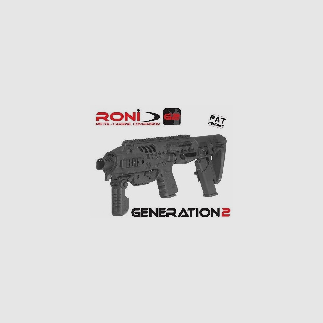 CAA CONVERSION KIT GLOCK 17/19/19x/22/23/31/32/45/ RONI G2 / Passt auf GEN.3/4