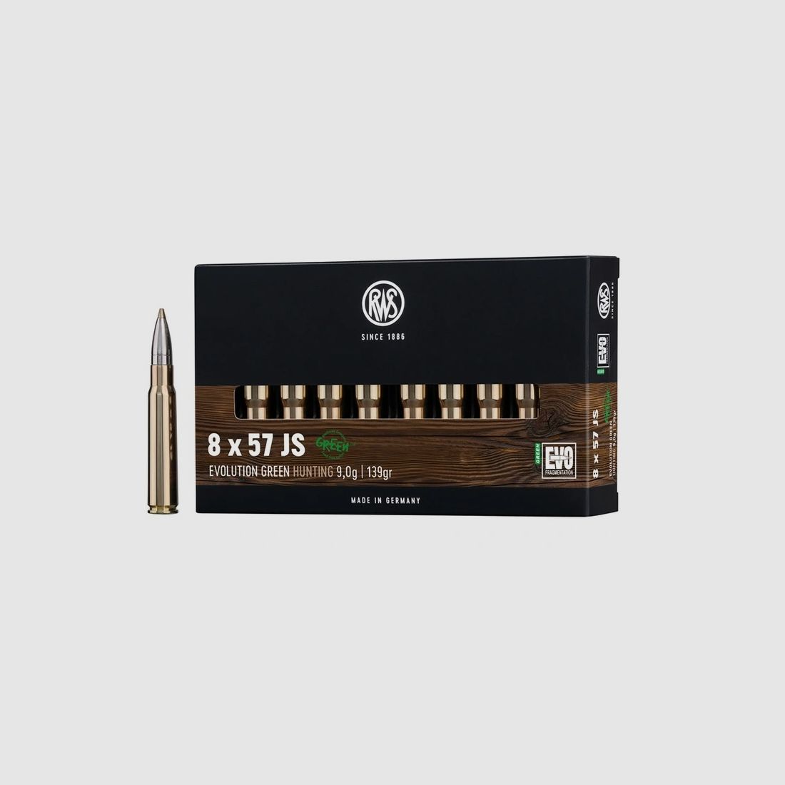 8x57IS EvoGreen - 9,0g/139gr (a20)
