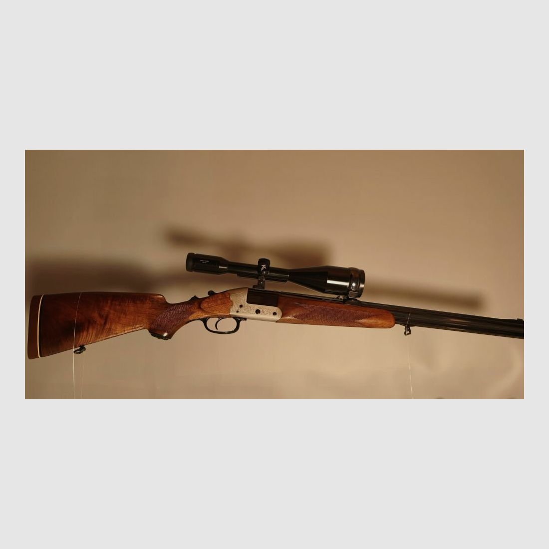 Heym 22S BBF rifle combinado .222RemMag 16/70 con mira Swarovski 8x56